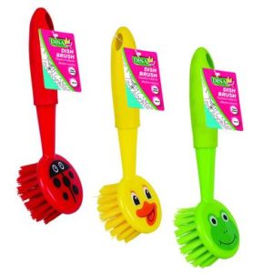 DISH BRUSH ASSTD DESIGN 18cm