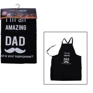 APRON PRINTED AWESOME DAD 76x65cm