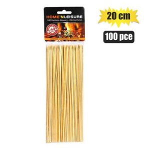 SKEWERS BAMBOO 20cm 100PCE 2.5mm H&L