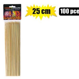SKEWERS BAMBOO 25cm 100PCE 3mm H&L