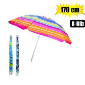 UMBRELLA-BEACH 170cm DIAM 8-RIB
