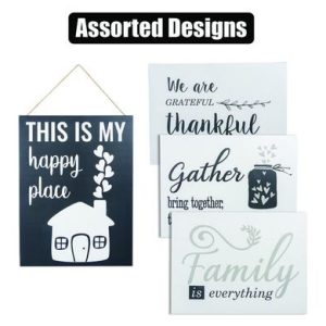 PLAQUE-WALL CANVAS FARM 40X30CM ASSTD