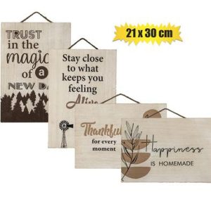 PLAQUE MDF SIGN 21x30cm INSPIRATIONAL