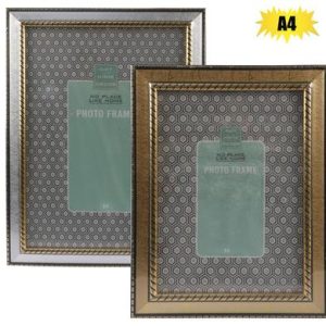 PICTURE FRAME PL MARBLED CERT A4 ASSTD