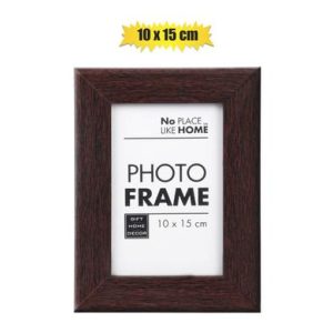 PICTURE-FRAME PL MAHOGANY LOOK 10X15CM