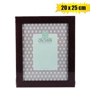 PICTURE-FRAME PL MAHOGANY LOOK 20X25CM