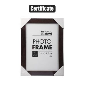 PICTURE-FRAME CERTIFICATE PL MAHOGANY