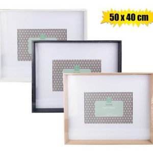 PICTURE-FRAME MDF IN-LAY 50X40CM ASSTD