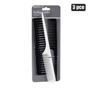 HAIR COMB PLASTIC 3PC STYLING