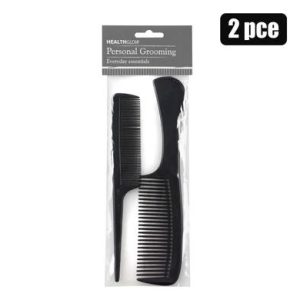 HAIR COMB PLASTIC 2PC HANDLE+TAIL