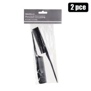 HAIR COMB PLASTIC 2PC TAIL(ABS)+3-ROW
