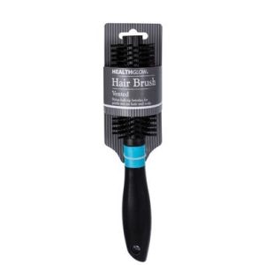 HAIR BRUSH BLACK/BLUE VENT