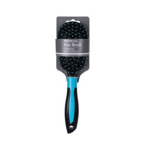 HAIR BRUSH BLACK/BLUE CUSHION