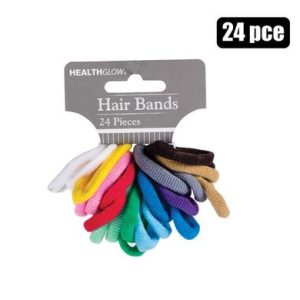 HAIR BAND ELASTIC 24PC NO JOIN LIGHT