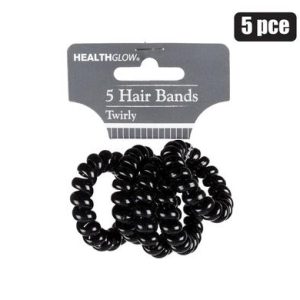 HAIR BAND TWIRLY 5PC
