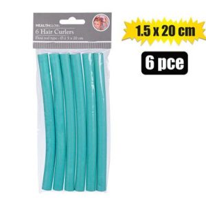 HAIR CURLERS FLEXI RODS 6PC 20x1,5cm