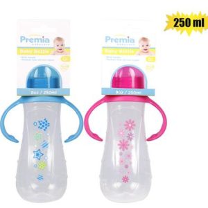 BABY-FEEDING-BOTTLE PL 250ml W/HANDLES