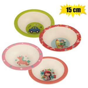 BOWL BAMBOO FIBER 15cm DIA
