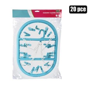 CLOTHES DRYER PL 20-PEG ASSORTED