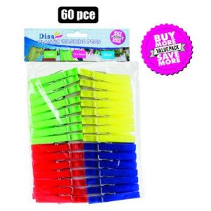 WASHING PEGS PL 73mm PACK-60
