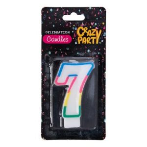 CANDLES BIRTHDAY SINGLE NUMBER-7