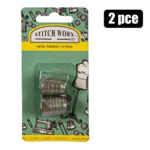 HABERDASHERY THIMBLES MTL 2PC