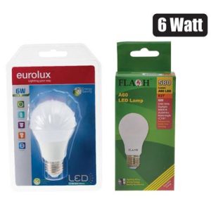 GLOBE LED ROUND 6W DAYLIGHT 6000K ES
