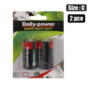 BATTERIES H/POWER SIZE:C 2PCE BLISTER