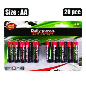 BATTERIES H/POWER SIZE:AA 20PCE VALUE PK