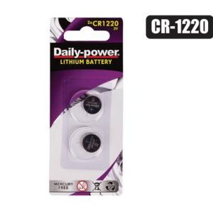 BATTERIES LITHIUM CR-1220(3V) CARD-OF-2