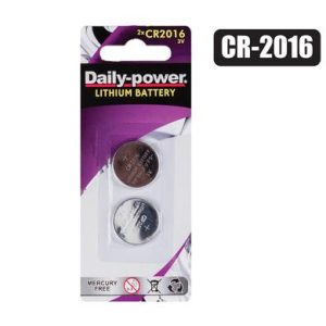 BATTERIES LITHIUM CR-2016(3V) CARD-OF-2