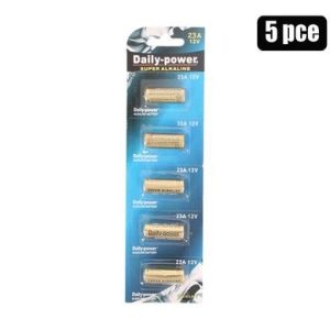 BATTERIES ALKALINE 23A (12V) CARD-OF-5