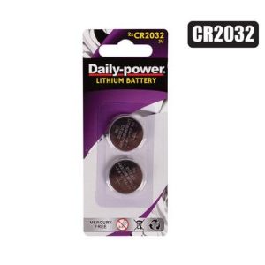BATTERIES LITHIUM CR-2032(3V) CARD-OF-2