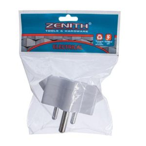 PLUG-ADAPTOR 1x16AMP+2x5AMP-2PIN ZENITH
