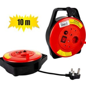 EXTENSION-CORD 10m PL/REEL