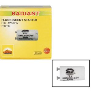 FLUORESCENT-STARTER 4-80WATT BULK