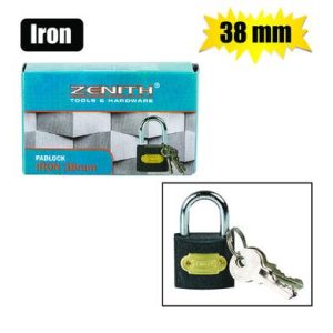 PADLOCK ZENITH IRON 38mm BOXED