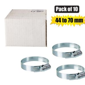 HOSECLAMP WORM-DR GALV 44-70mm