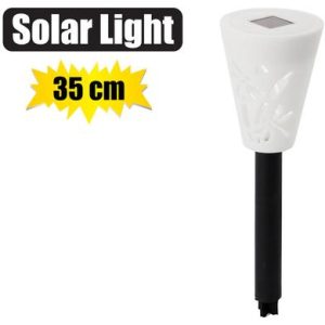 SOLAR GARDEN LIGHT SILHOUETTE ASSTD 35cm