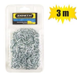 CHAIN GALV 3.0mm CLAMPACK-3METRE ZENITH
