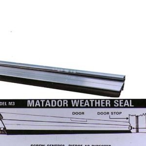 DRAUGHT-SEALER 915mm ALUM-ANODISED