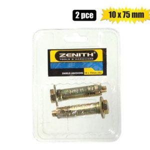 SHIELD ANCHORS 10x75mm 2PCE ZENITH
