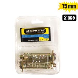 SHIELD ANCHORS 12x75mm 2PCE ZENITH