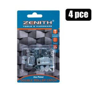 CUPBOARD-CATCH DBL ROLLER+SCREWS 4PCE