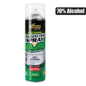 SHIELD CAR INT DISINFECT 70% ALC 500ml