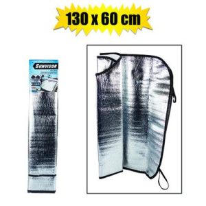 CAR SUN-SHIELD ALUM-FOIL 130x60cm