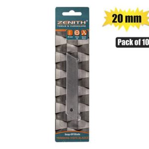 KNIFE-BLADE 20mm SNAPOFF-BLADE 10PCE