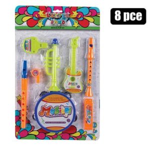 MUSICAL PLAYSET 8PC ASSORTED