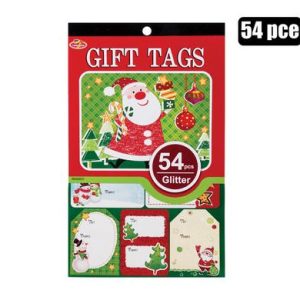 XMAS STATIONERY GIFT TAG PEEL 'N STICK