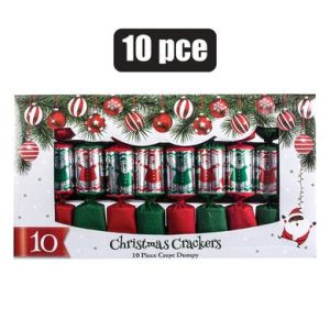 XMAS CRACKERS DUMPY 10PC